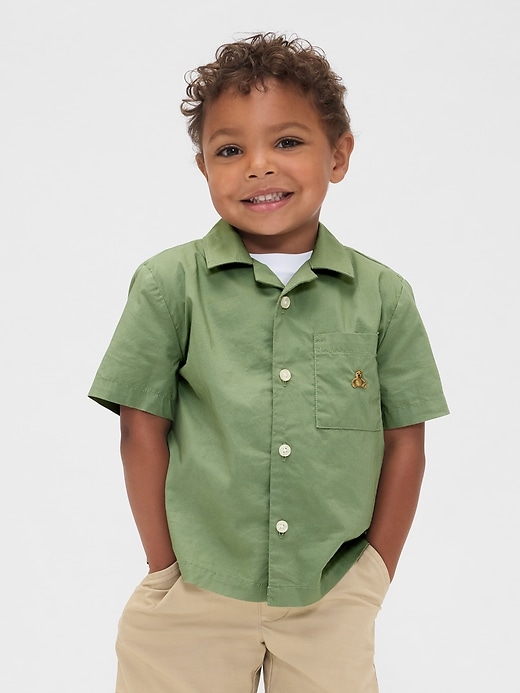 baby- und kleinkinder-cabana-shirt aus bio-baumwollpopeline