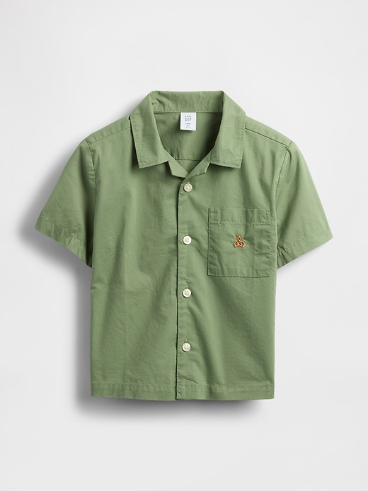baby- und kleinkinder-cabana-shirt aus bio-baumwollpopeline