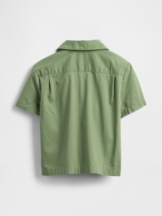 baby- und kleinkinder-cabana-shirt aus bio-baumwollpopeline