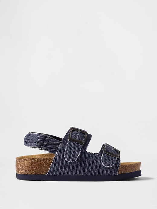 kleinkind-sandalen aus kork mit schnalle