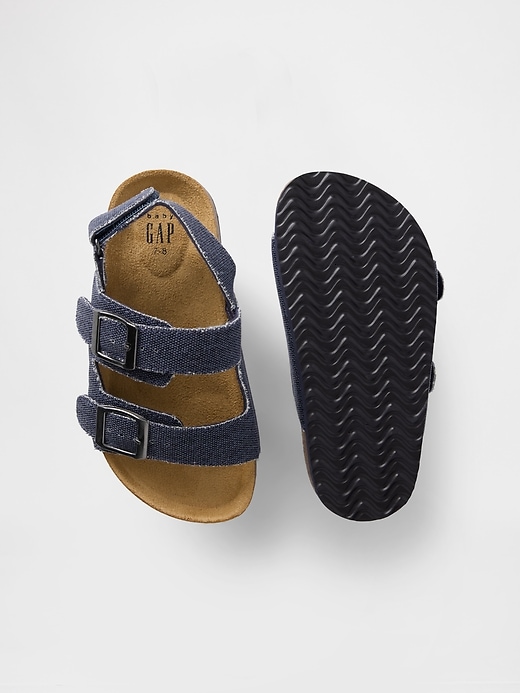 kleinkind-sandalen aus kork mit schnalle