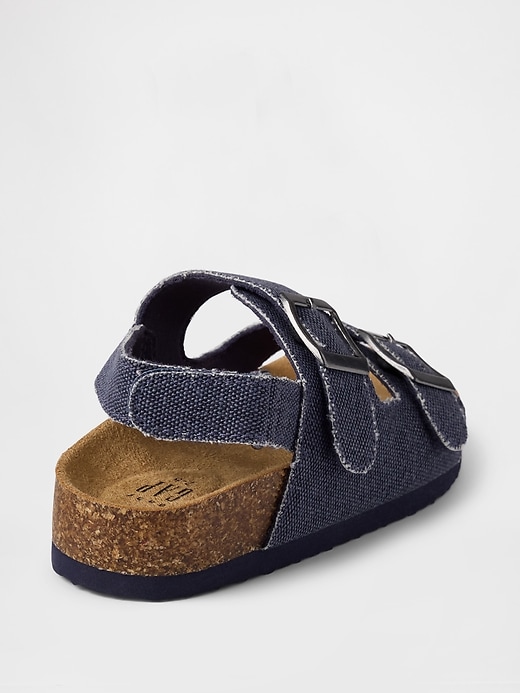 kleinkind-sandalen aus kork mit schnalle