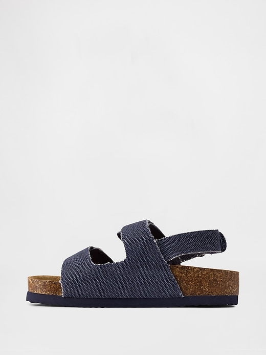 kleinkind-sandalen aus kork mit schnalle
