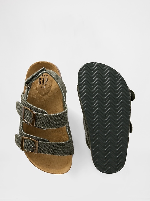 kleinkind-sandalen aus kork mit schnalle