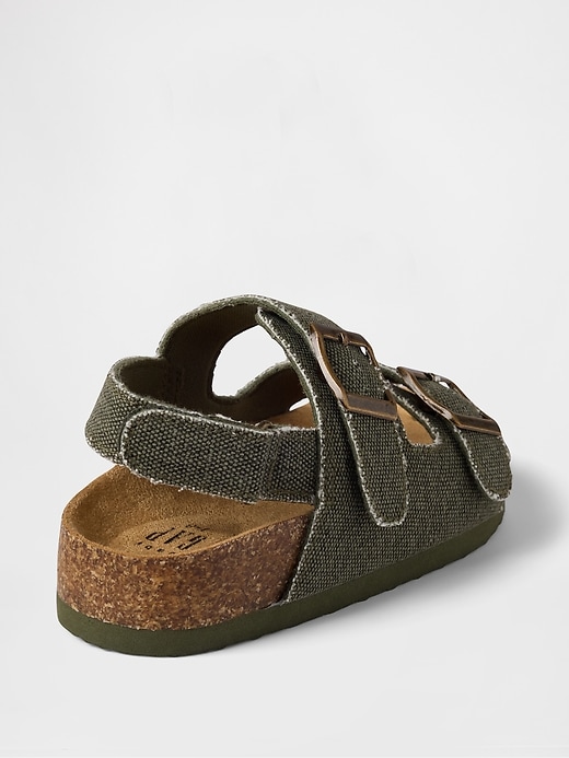 kleinkind-sandalen aus kork mit schnalle