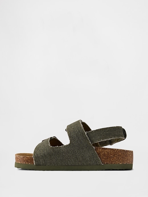 kleinkind-sandalen aus kork mit schnalle