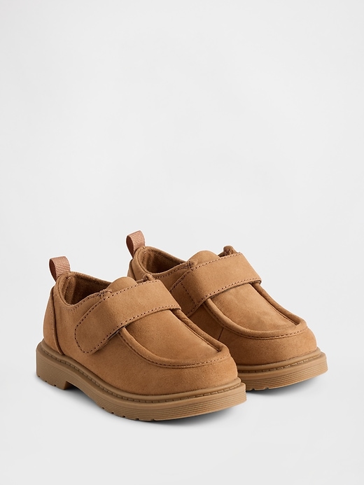 vegane wildleder-loafer für kleinkinder