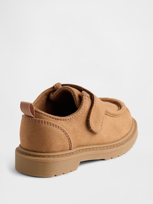 vegane wildleder-loafer für kleinkinder