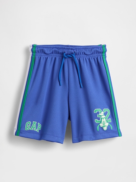 gap × disney baby- und kleinkind-shorts aus recyceltem mesh