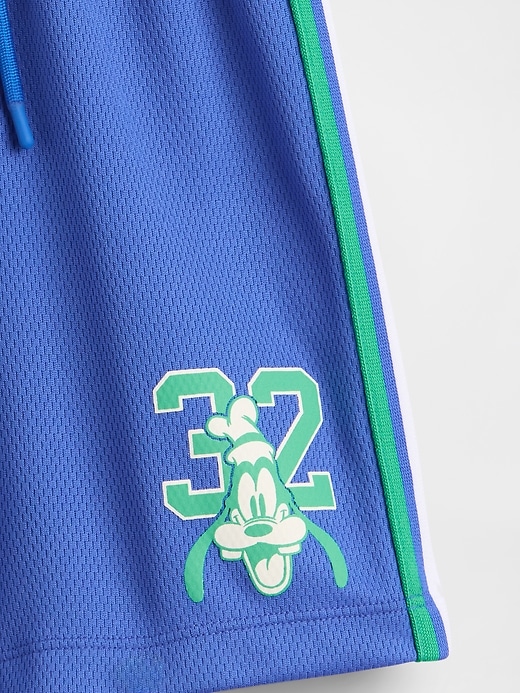 gap × disney baby- und kleinkind-shorts aus recyceltem mesh