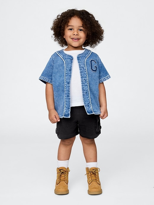 baby- und kleinkind-mix--match-shorts im vintage-stil