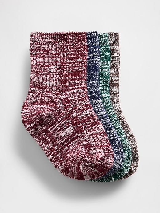 baby- und kleinkind-socken meliert 4er-pack