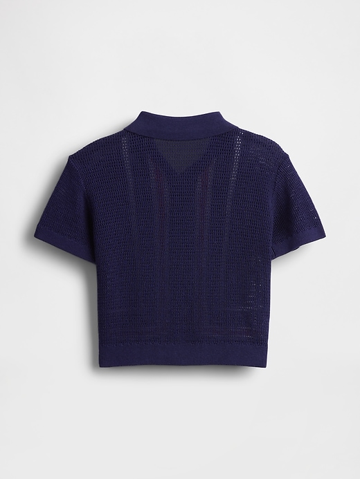 baby- und kleinkind-pullover mit bordürenstreifen