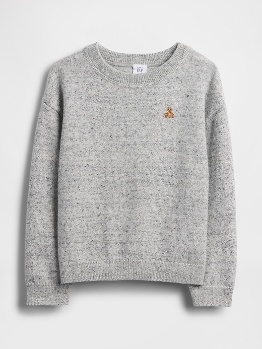 baby- und kleinkind-pullover mit rundhalsausschnitt