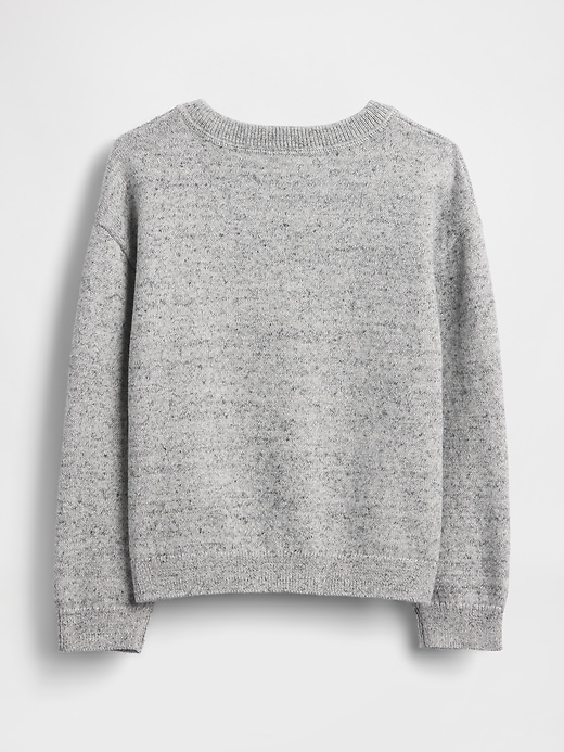 baby- und kleinkind-pullover mit rundhalsausschnitt