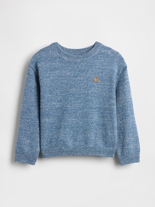 baby- und kleinkind-pullover mit rundhalsausschnitt