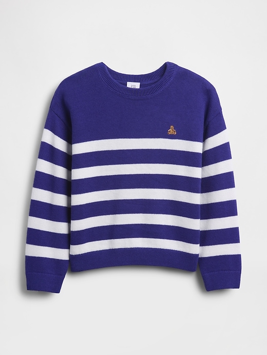 baby- und kleinkind-pullover mit rundhalsausschnitt