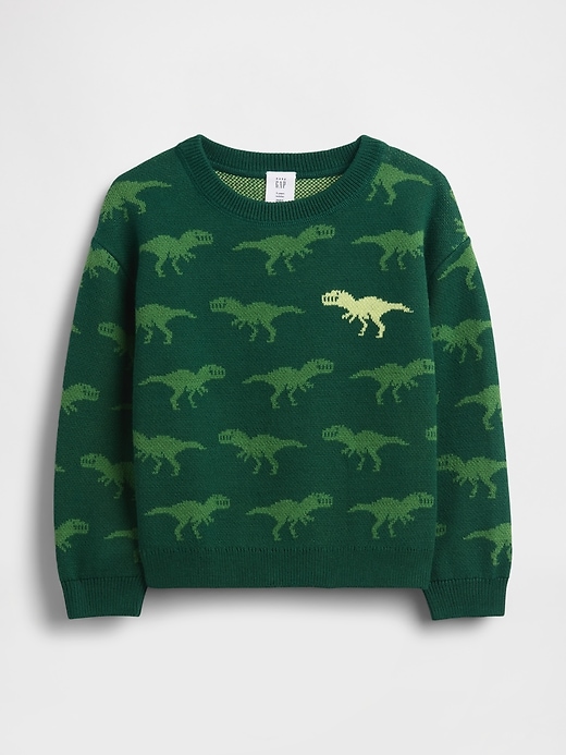 baby- und kleinkind-pullover mit rundhalsausschnitt