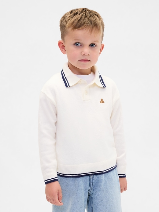 cashsoft polo-pullover für babys und kleinkinder
