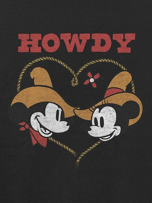 kleinkind-sweatshirt mit mickey und freunden modell howdy rundhalsausschnitt