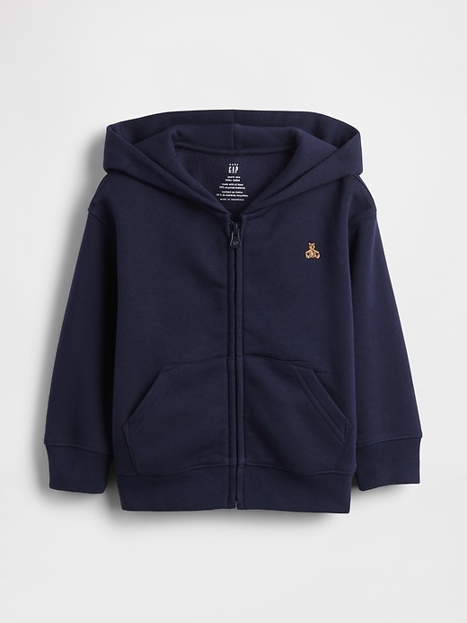vintagesoft zip-hoodie für babys und kleinkinder