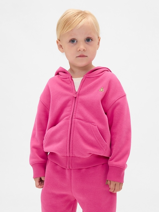 vintagesoft zip-hoodie für babys und kleinkinder