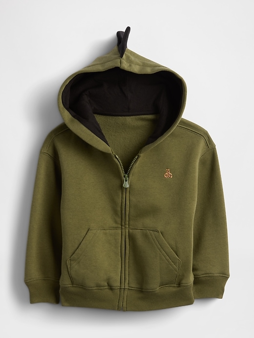 vintagesoft dino zip hoodie für babys und kleinkinder