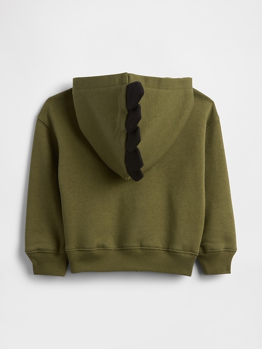 vintagesoft dino zip hoodie für babys und kleinkinder