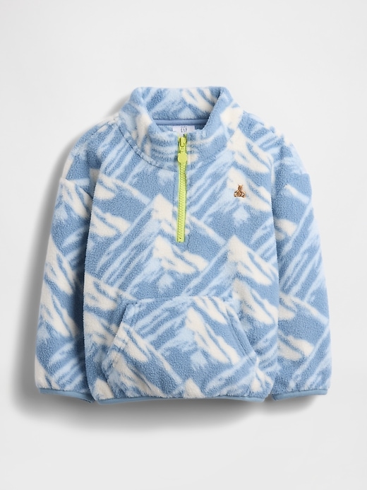 kuscheliger pullover mit viertelreißverschluss für babys und kleinkinder