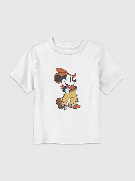 kleinkind-t-shirt mit mickey-mouse-cowboy-grafik