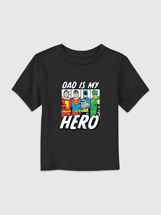 dc comics justice league helden-t-shirt für kleinkinder