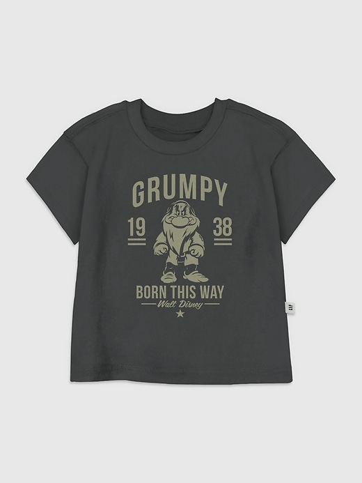 schneewittchen-t-shirt für kleinkinder mit mürrischem motiv