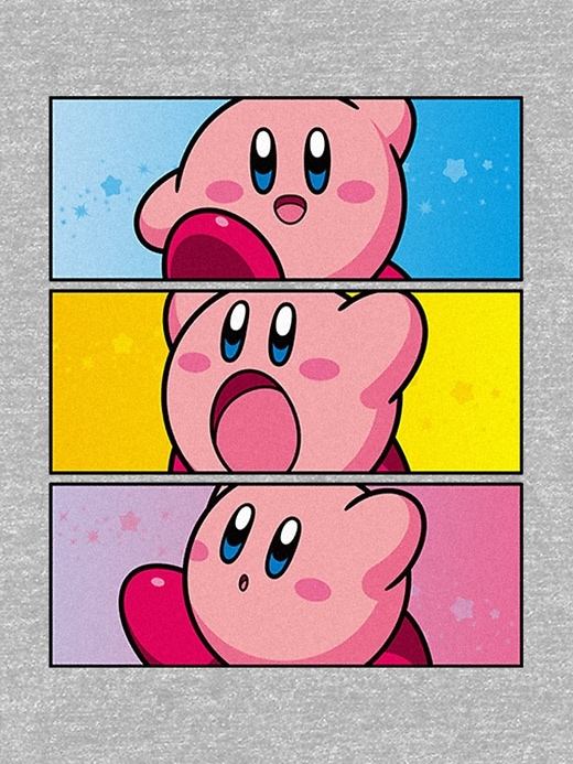 nintendo kirby panels grafik-t-shirt für kleinkinder
