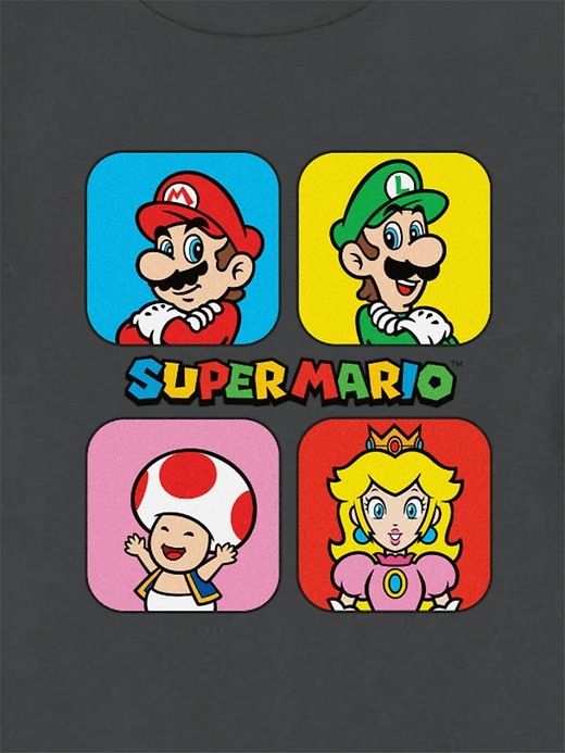super mario box up grafik-t-shirt für kleinkinder