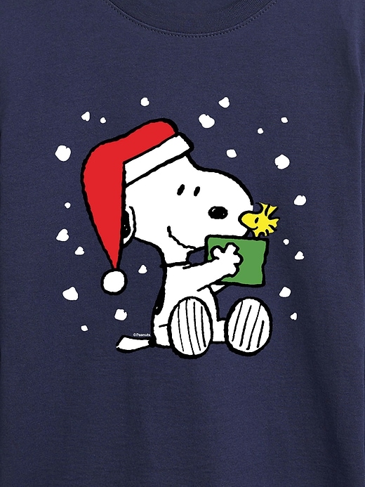 kleinkind-langarmshirt mit peanuts-motiv snoopy und woodstock.