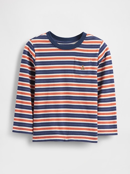 baby- und kleinkind-t-shirt mit tasche zum kombinieren