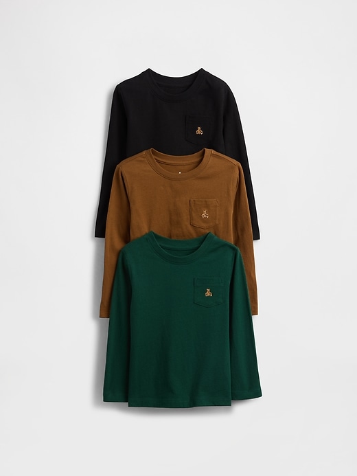 baby- und kleinkind-t-shirt mit tasche zum kombinieren