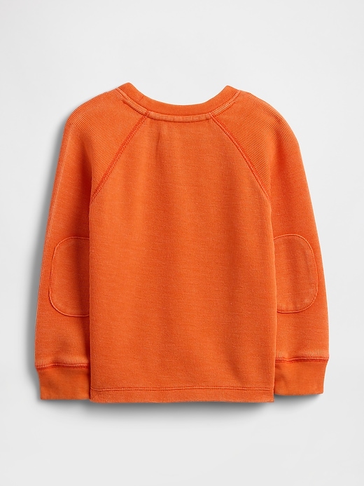 baby- und kleinkind-pullover mit strukturierter rundhalsausschnitt