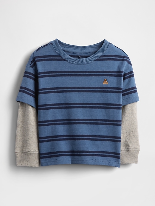 schweres 2-in-1-t-shirt für babys und kleinkinder