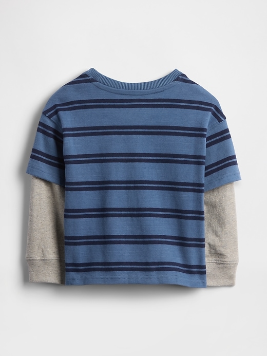 schweres 2-in-1-t-shirt für babys und kleinkinder