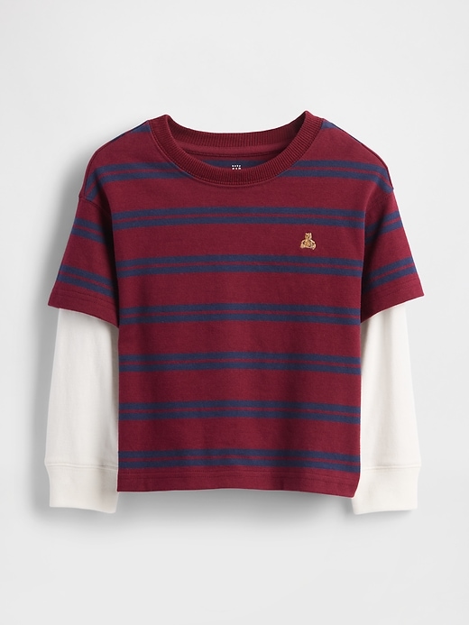 schweres 2-in-1-t-shirt für babys und kleinkinder