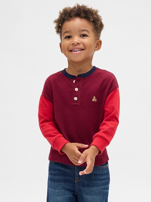 henley-shirt für babys und kleinkinder