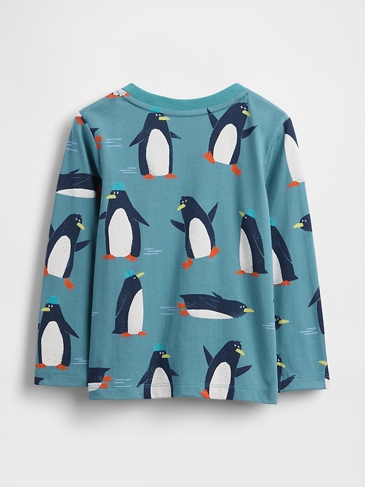 baby- und kleinkind-t-shirt mit tasche zum kombinieren