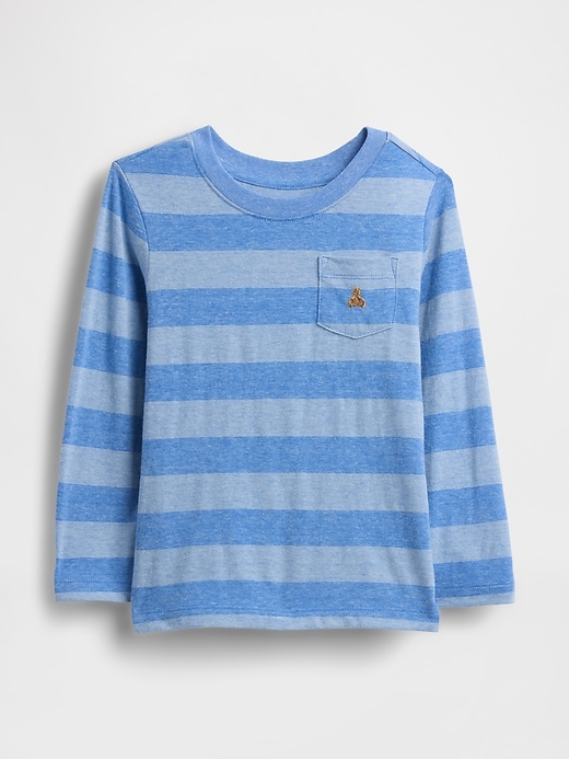baby- und kleinkind-t-shirt mit tasche zum kombinieren