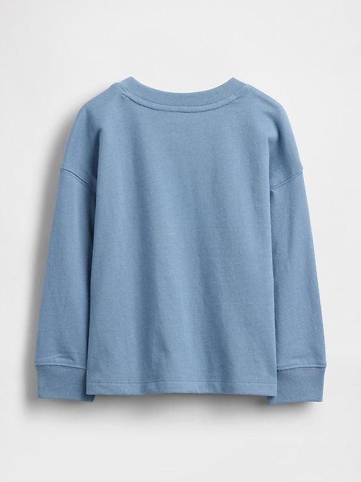 baby- und kleinkind-t-shirt mit dino-logo