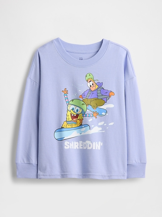 spongebob schwammkopf grafik-logo-t-shirt für babys und kleinkinder
