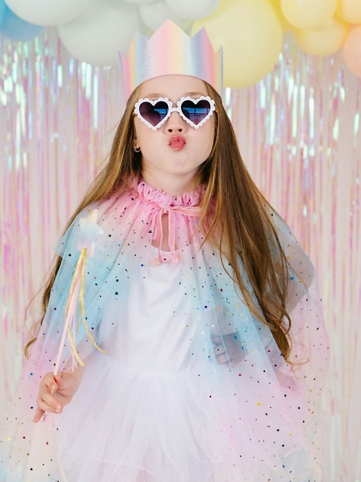 süßes wink-regenbogen-verkleidungsset