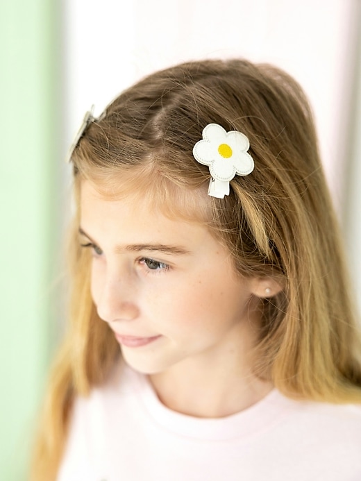süßes gänseblümchen-clip-set