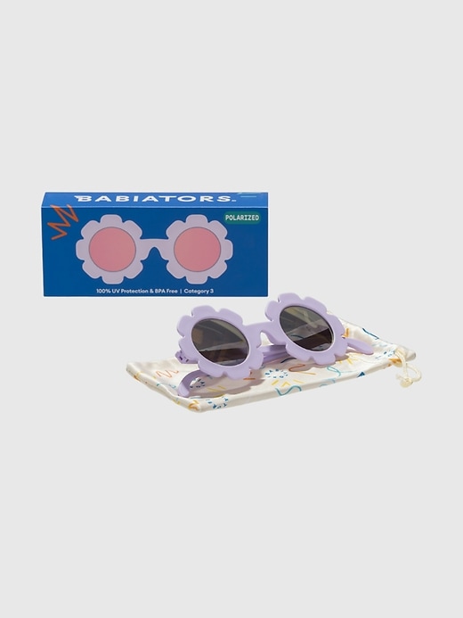 babiators polarisierte sonnenbrille mit blumenmuster für kleinkinder und kinder