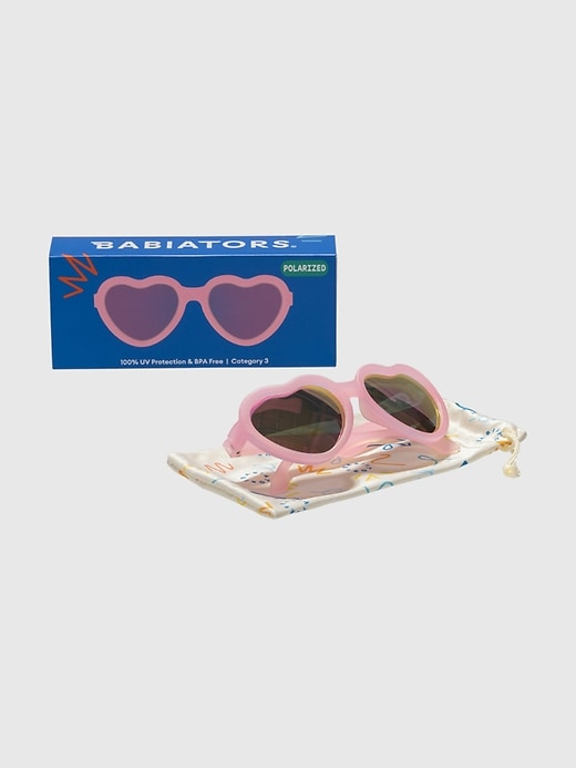 babiators polarisierte sonnenbrille mit herzmotiv für kleinkinder und kinder